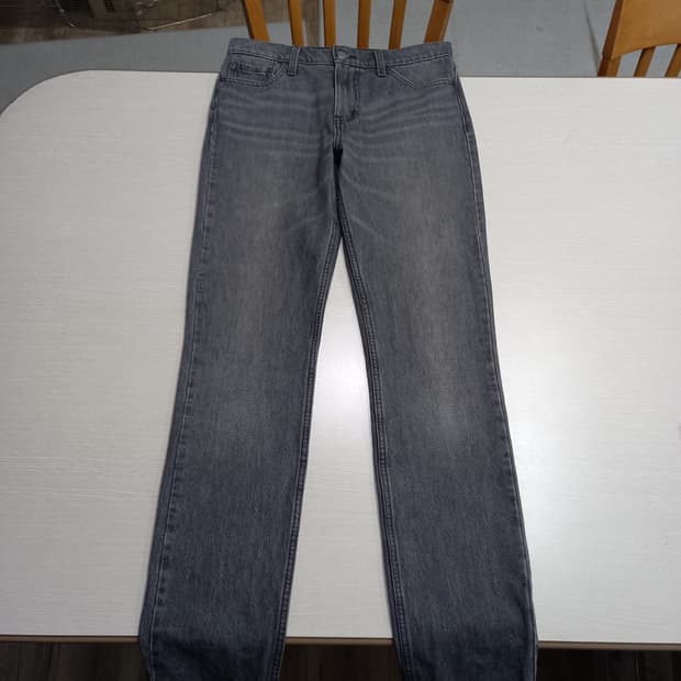 30 리바이스511 약기모 워싱 스판 슬림일자진 다크그레이 30-141