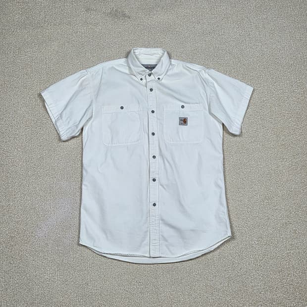 [칼하트] FR 코튼 반팔 워크셔츠 | S00143