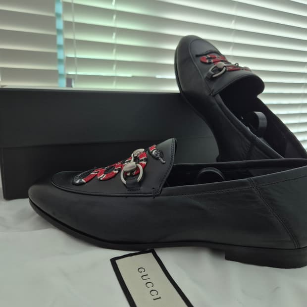 구찌 뱀부 홀스빗 로퍼/7 (260~265)