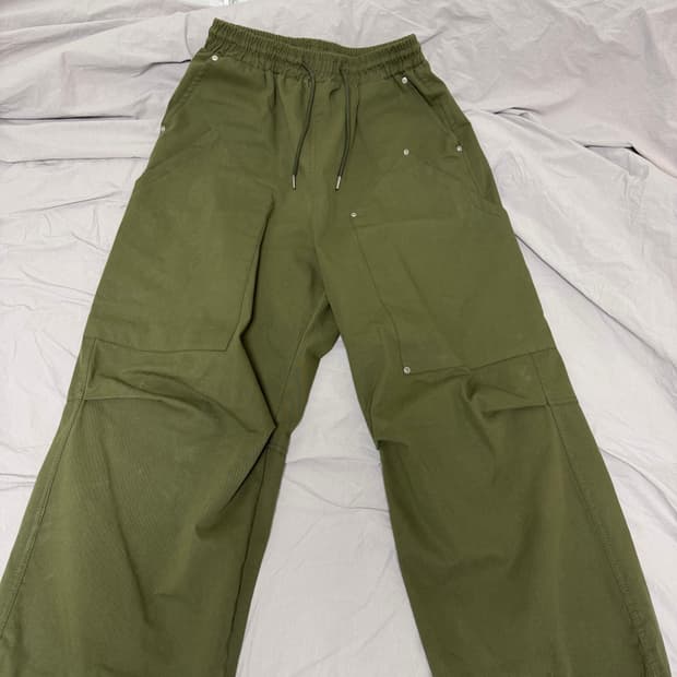 남성 와이드 카펜터 팬츠