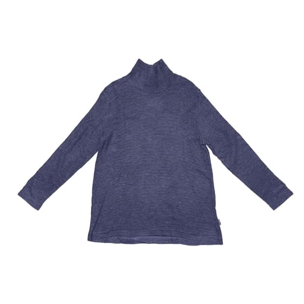 Purple fleece turtleneck