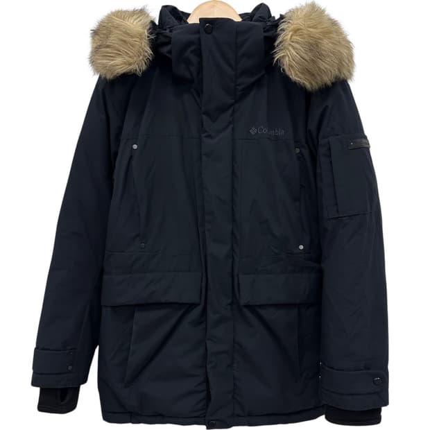 컬럼비아 구스다운 패딩 블랙 (L)