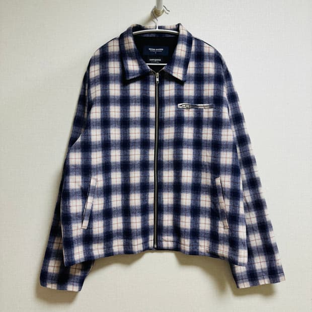 눈군즈 NOON GOONS 체크 블루 자켓