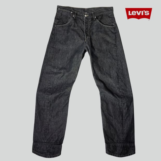 [36X32]00s 리바이스 블랙 엔지니어드진 엔진 데님팬츠