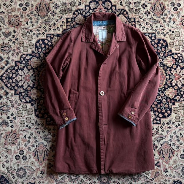 visvim 비즈빔 몰스킨 코트 100