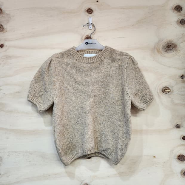 647) 여성 반팔 니트