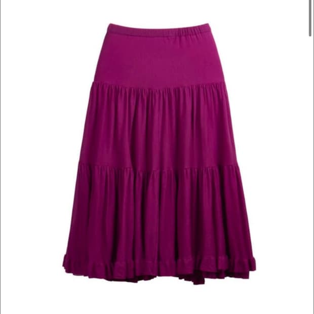 cosmoss 코스모스 미디 스커트 퍼플