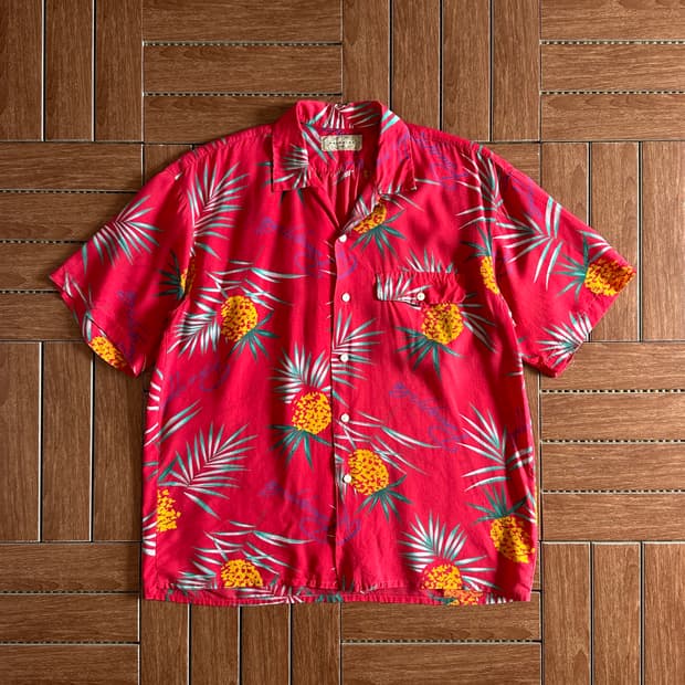 90’s Magdalen Homme Hawaiian 1/2 shirts
