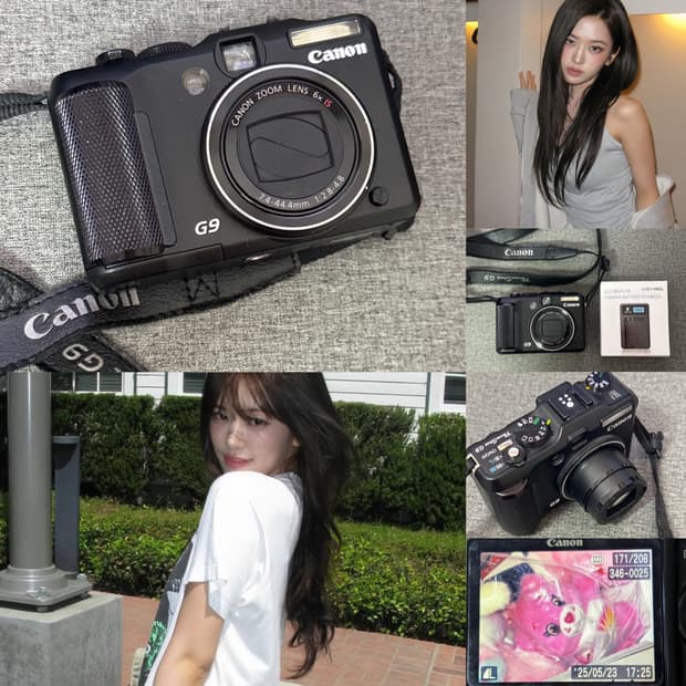 아이브 안유진 디카 📹캐논 파워샷 G9 (컨디션good)