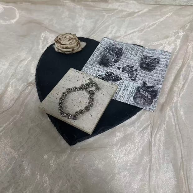 빈티지 고딕 링크 팔찌