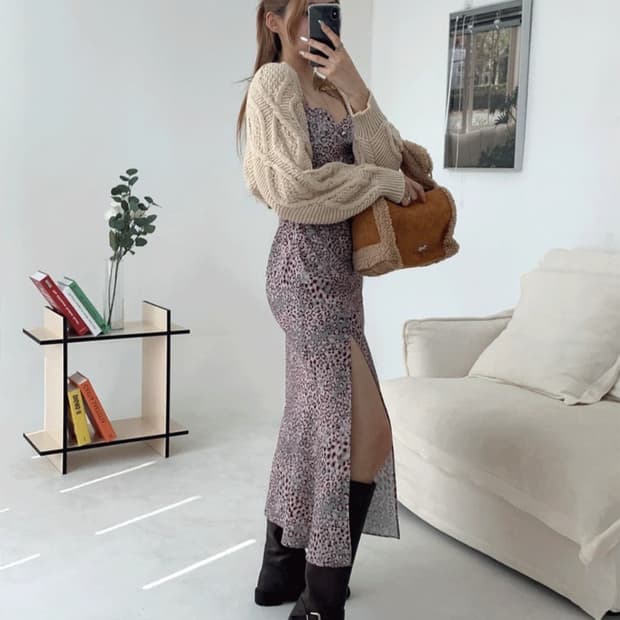 루루서울 tube rose dress 원피스