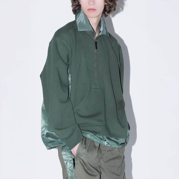 [M] Toga x Porter Half zip sweatshirt