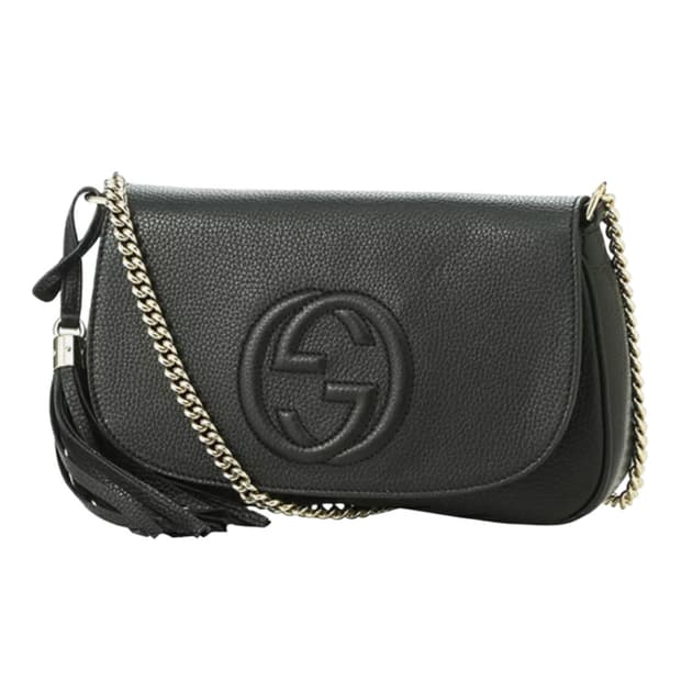 구찌 소호 체인 크로스백 블랙