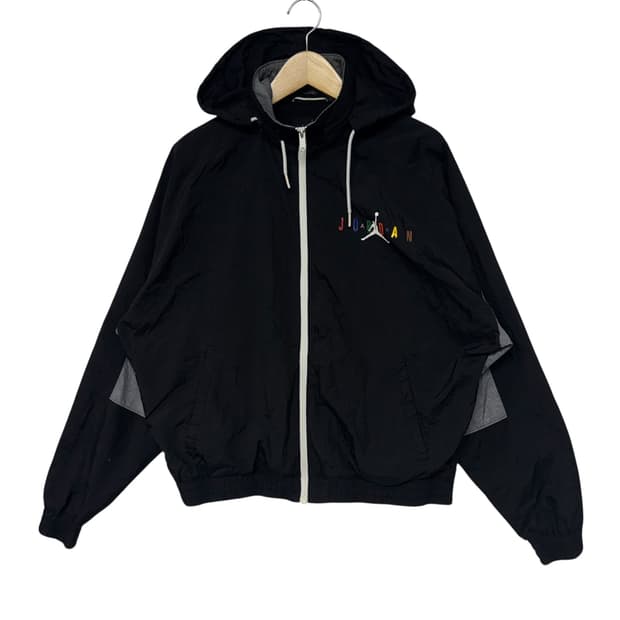 조던 로고 후드 바람막이자켓