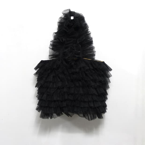 DIR69 design 셔링 프릴 튤 레이어링 숄더백