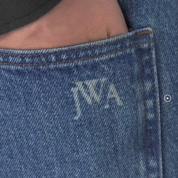 유니클로 jw앤더슨 스트레이트 데님 청바지 27사이즈 팬츠