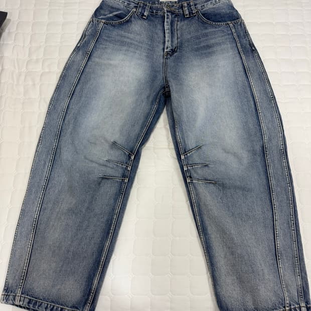 [3] 9999아카이브 Technical Curved Denim Jean