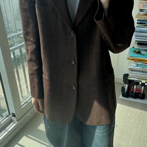 꼼데가르송 옴므 블레이저 브라운M