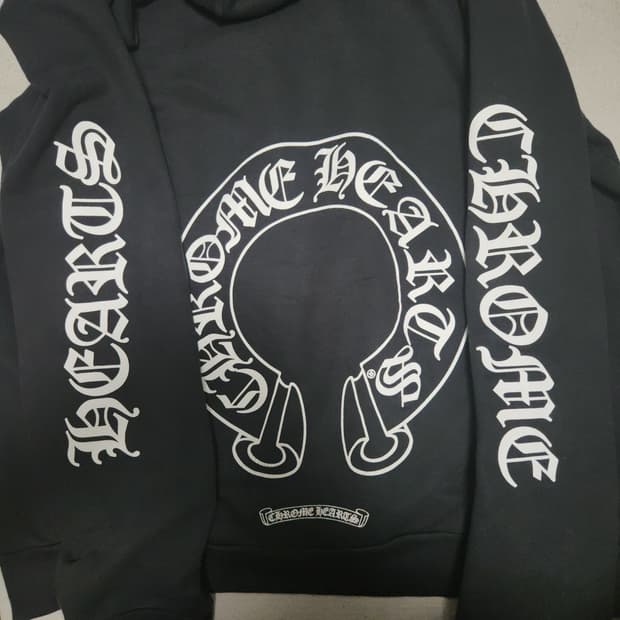 [XL/정품] 크롬하츠 홀스슈 메티보이 후드티