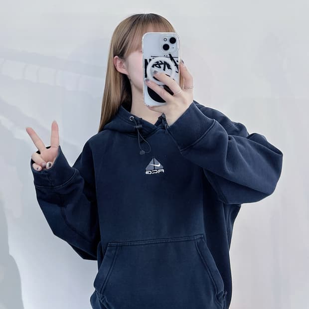 나이키 acg 블랙 후드