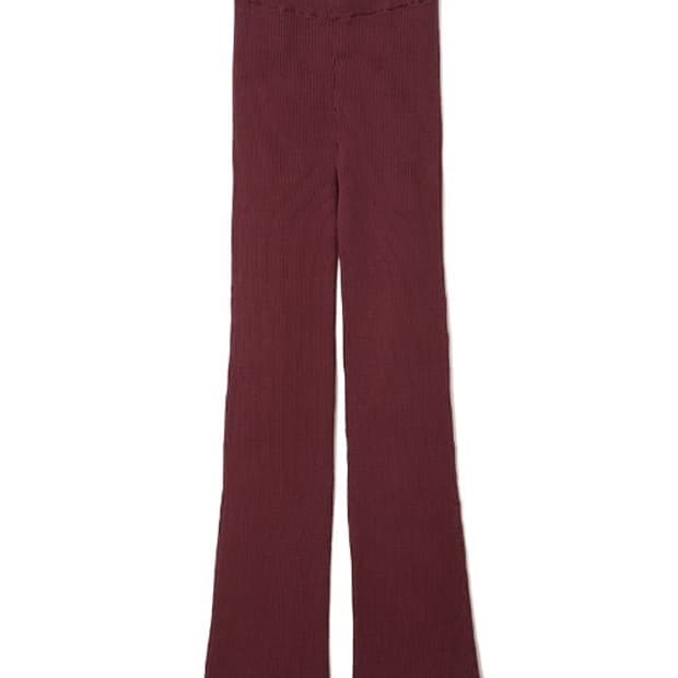 퍼버즈 립라인팬츠 버건디 와인 컬러