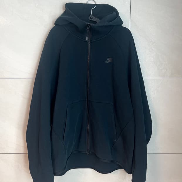 [3XL/115] 나이키 테크팩 후드집업 블랙
