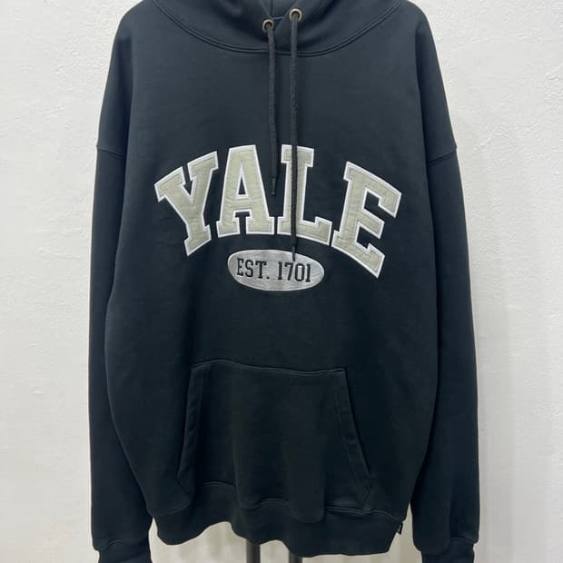 정품) YALE 예일 후드티 L