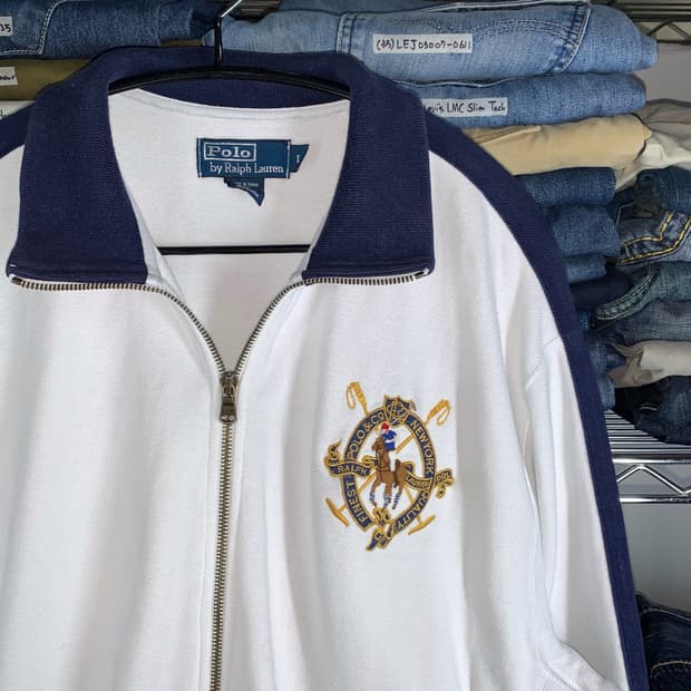 [L] 폴로 랄프로렌 코튼 트랙탑