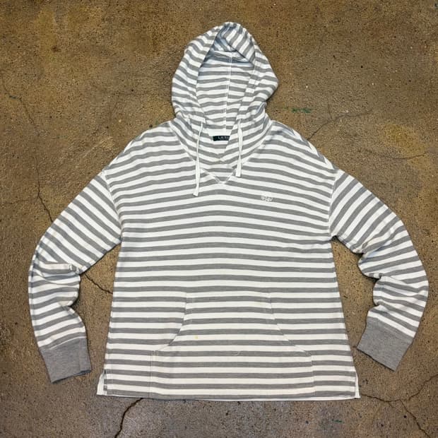 00s 미국 빈티지 폴로 랄프로렌 스트라이프 후드티 후드집업