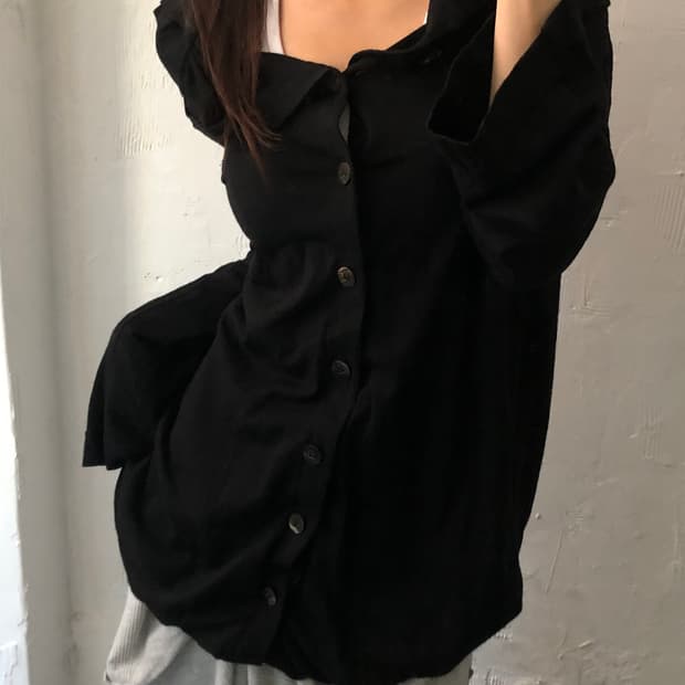Junya Watanabe 준야와타나베 카라 버튼 롱 가디건