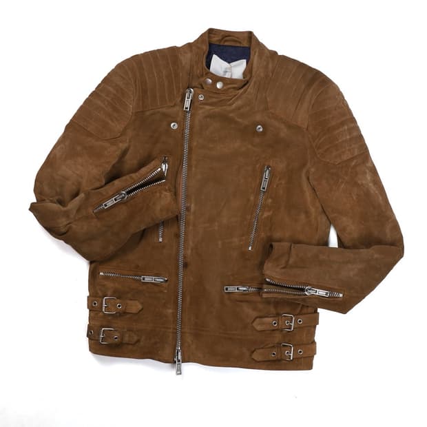 코버트 Covert Calf Skin Suede Rider Jacket