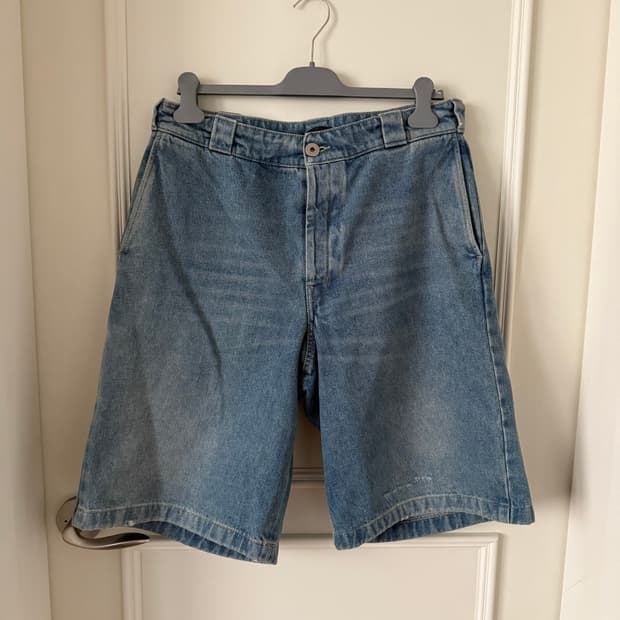 프라다 데님 버뮤다