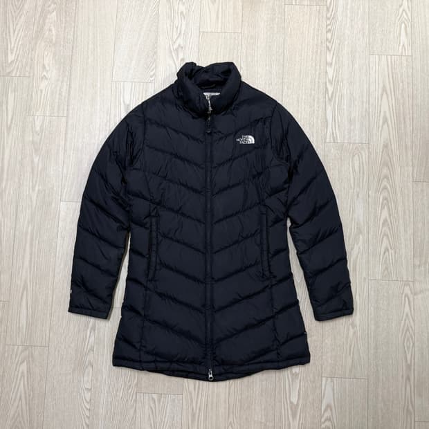 85사이즈 여성 노스페이스 600 구스다운 경량패딩 롱패딩