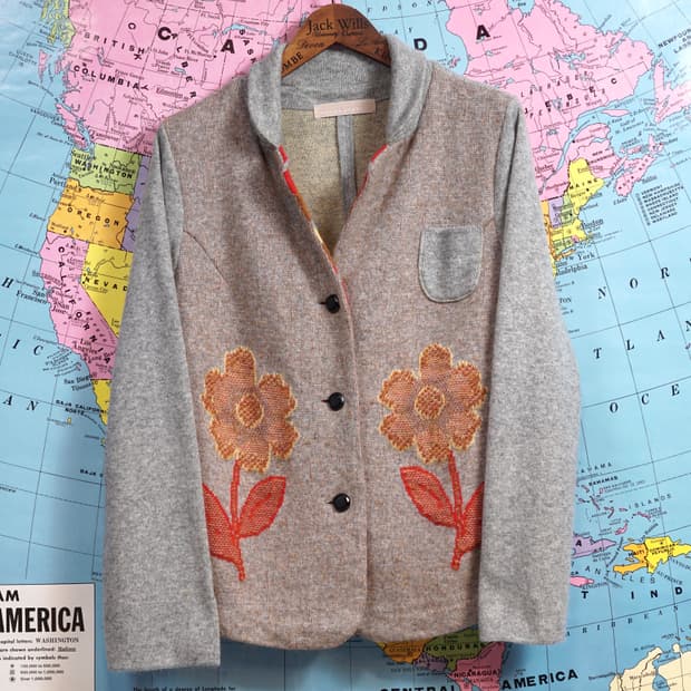 Noriko Araki 사시코 가디건 자켓