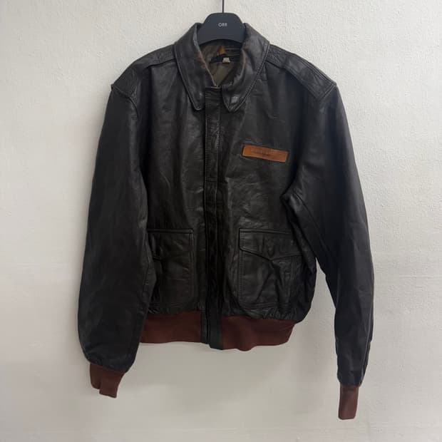 90s USA 에디바우어 Leather 레더 자켓 44