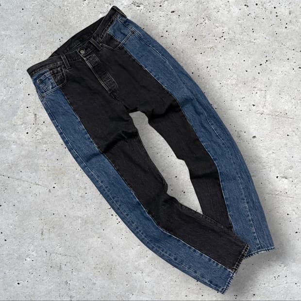 [33x32] 리바이스 501 투페이스 투톤 데님 팬츠 D448