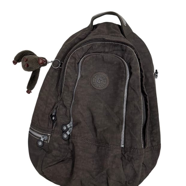 키플링 백팩 브라운