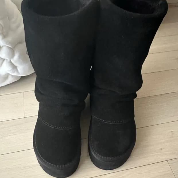 락피쉬 폴디드 어그 부츠 230 블랙