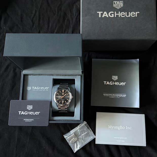 태그호이어 까레라 칼리버5 로즈골드 39mm