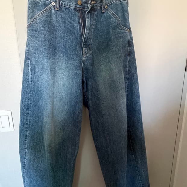 해칭룸 커브진 워시드 블루 3사이즈