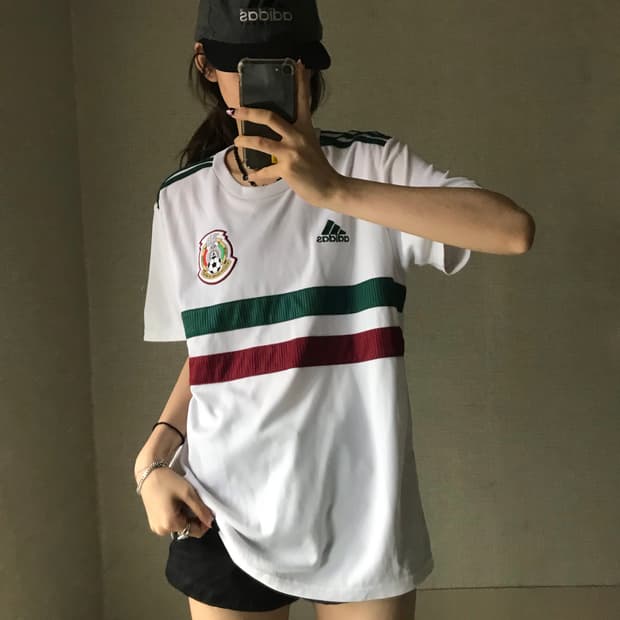 아디다스 멕시코 축구 반팔티셔츠