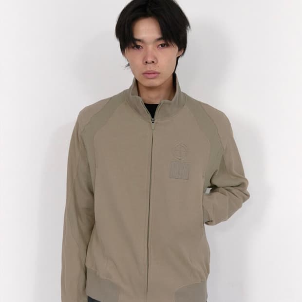 MPa CONTRAST ZIPPED JACKET (KHAKI)