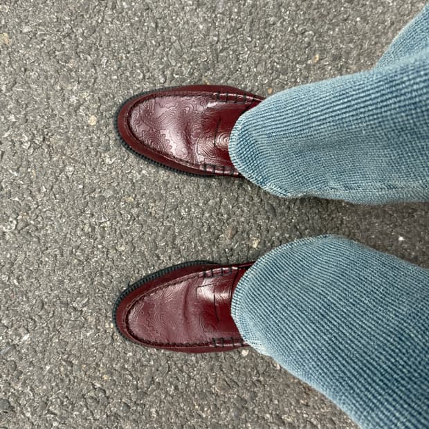 켄포드 브라운 페이즐리 로퍼 270