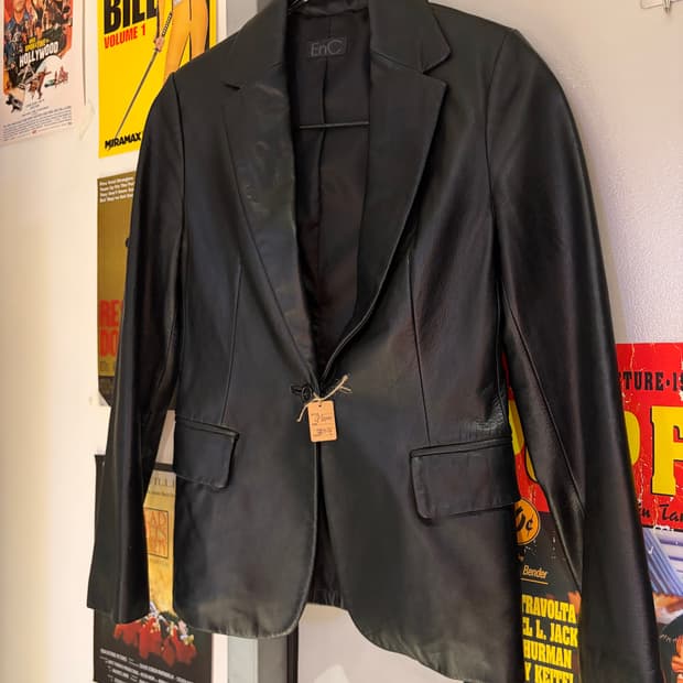 Enc 양가죽 레더 자켓