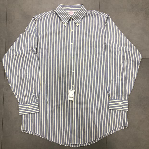 브룩스브라더스 폴로셔츠 트레디셔널핏 논아이언 스트라이프 셔츠 16