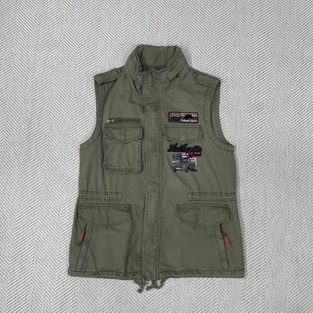지프 Jeep 밀리터리 베스트 조끼 L(100)