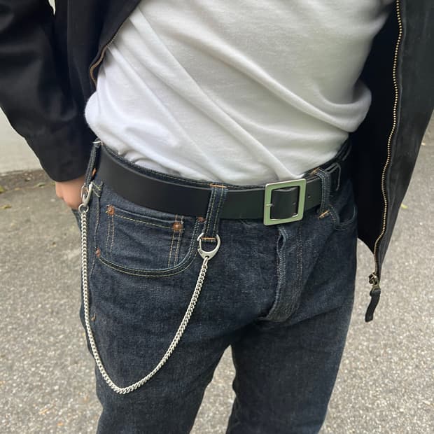 무광 빈티지 바지체인 키링