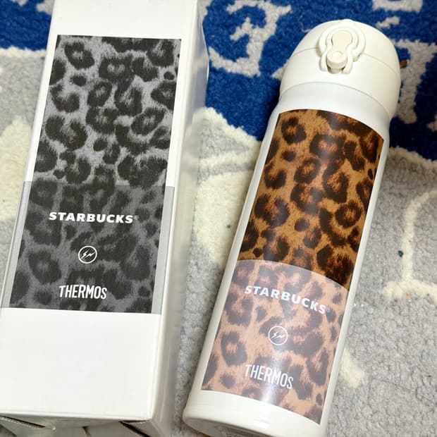 프라그먼트 스타벅스 레오파드 보온병