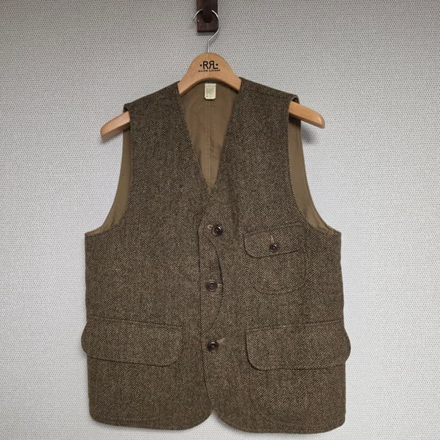 RRL 더블알엘 리버서블 헌팅 베스트 M
