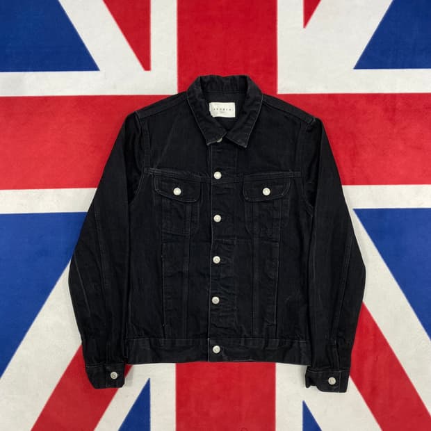 산드로 흑청데님 트러커자켓 M 